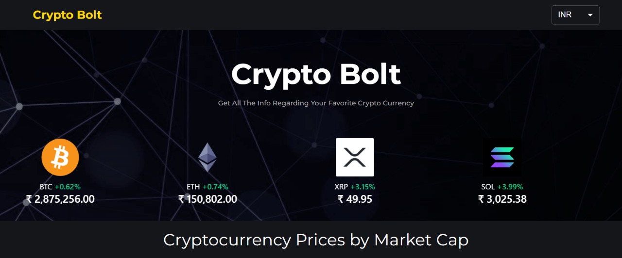 Crypto dashboard